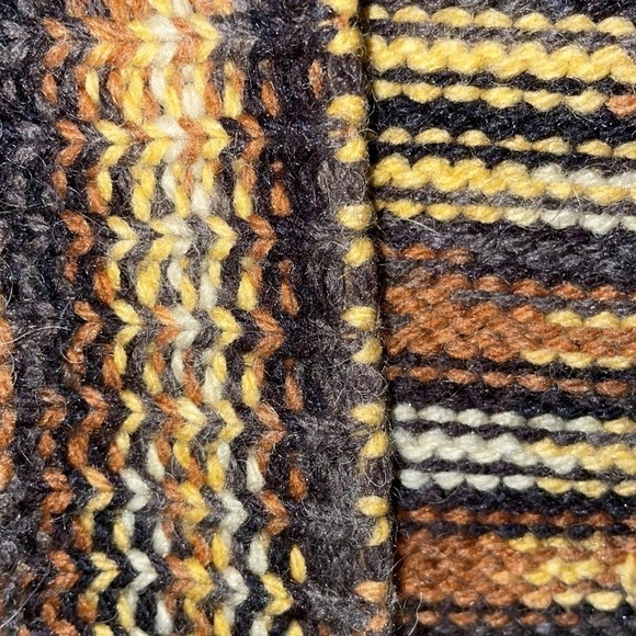 Mouchette EUC Large Open front Knit Striped Cardigan - Picture 4 of 8